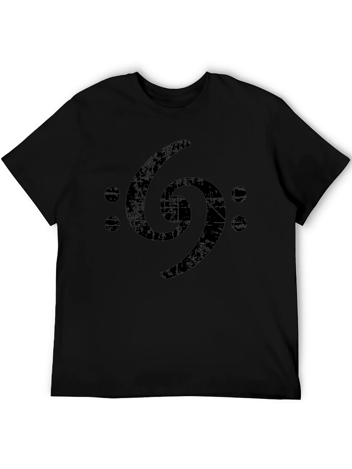 Bass Clef Symbol Graphic Tee - Black product image 5