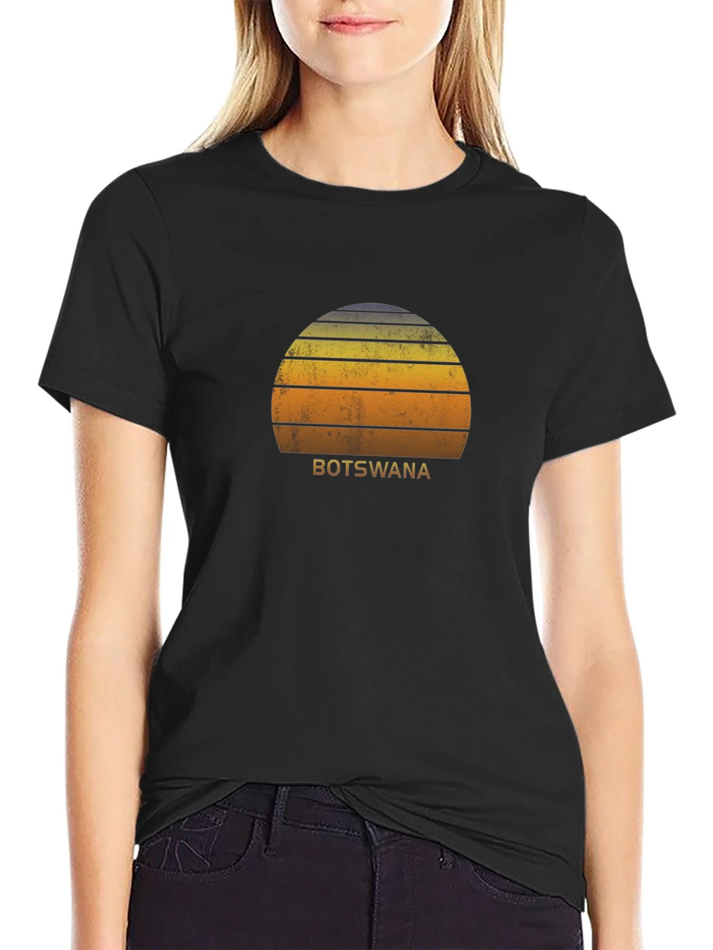 Vintage Botswana Sunset T-Shirt - Retro Graphic Tee product image 2