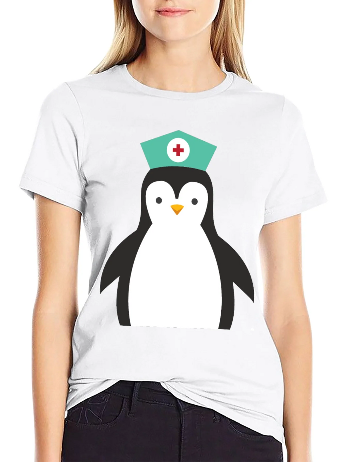 Nurse Penguin Graphic T-Shirt product image 8
