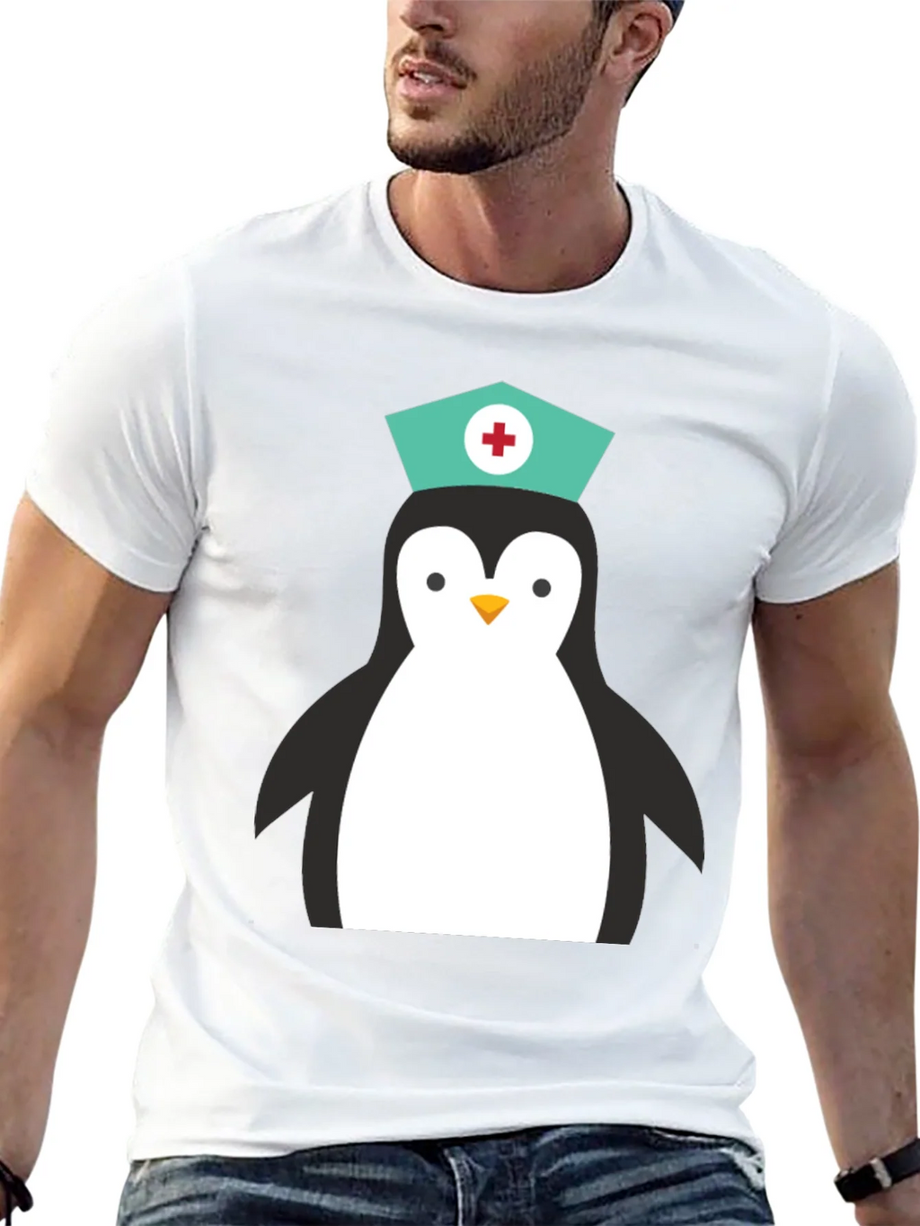 Nurse Penguin Graphic T-Shirt product image 12