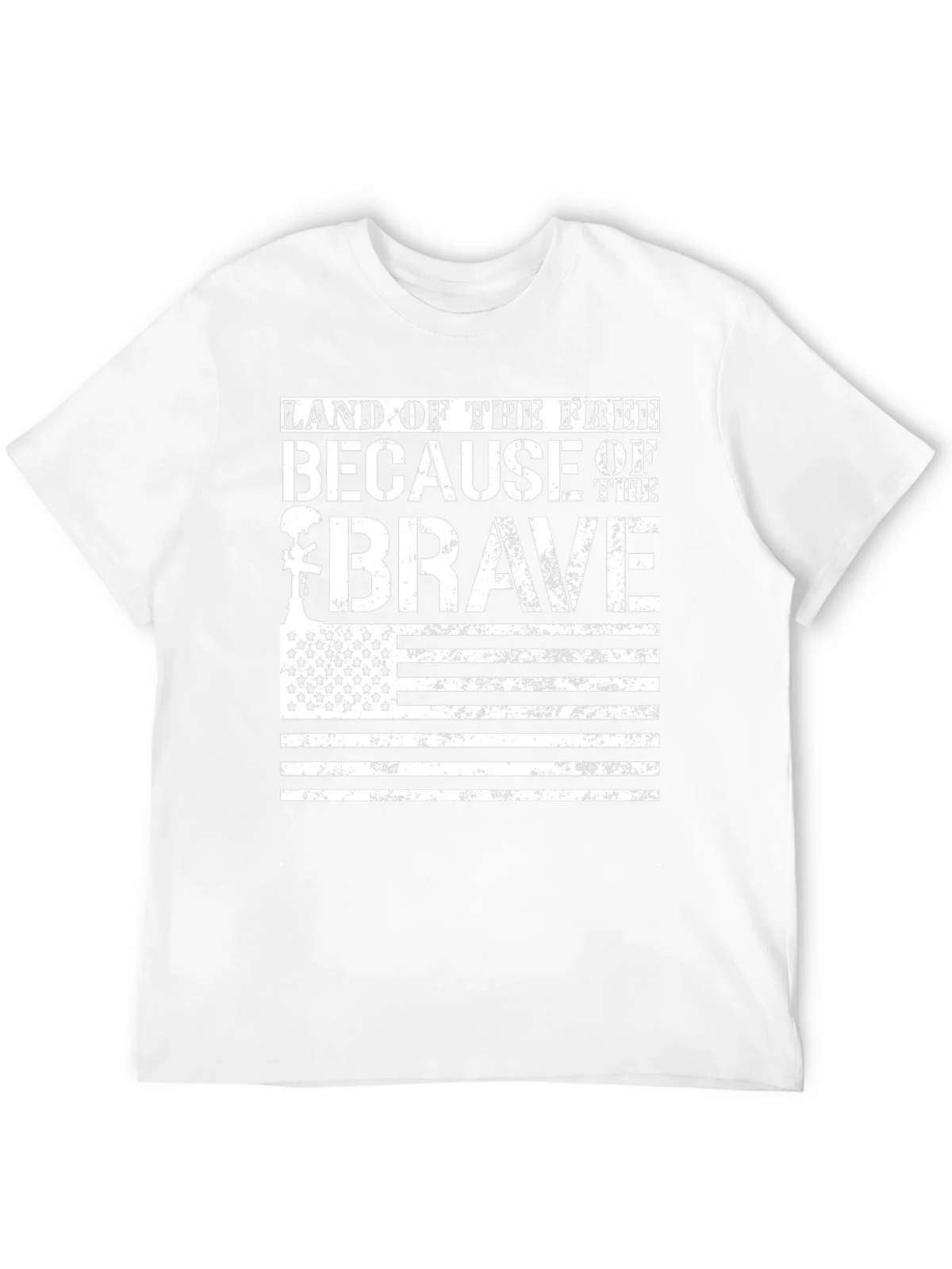 Land of the Free Brave T-Shirt USA Flag product image 11