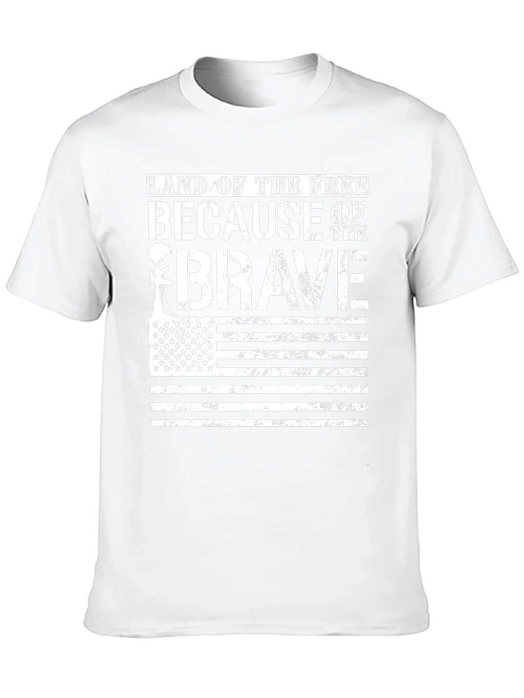 Land of the Free Brave T-Shirt USA Flag product image 9