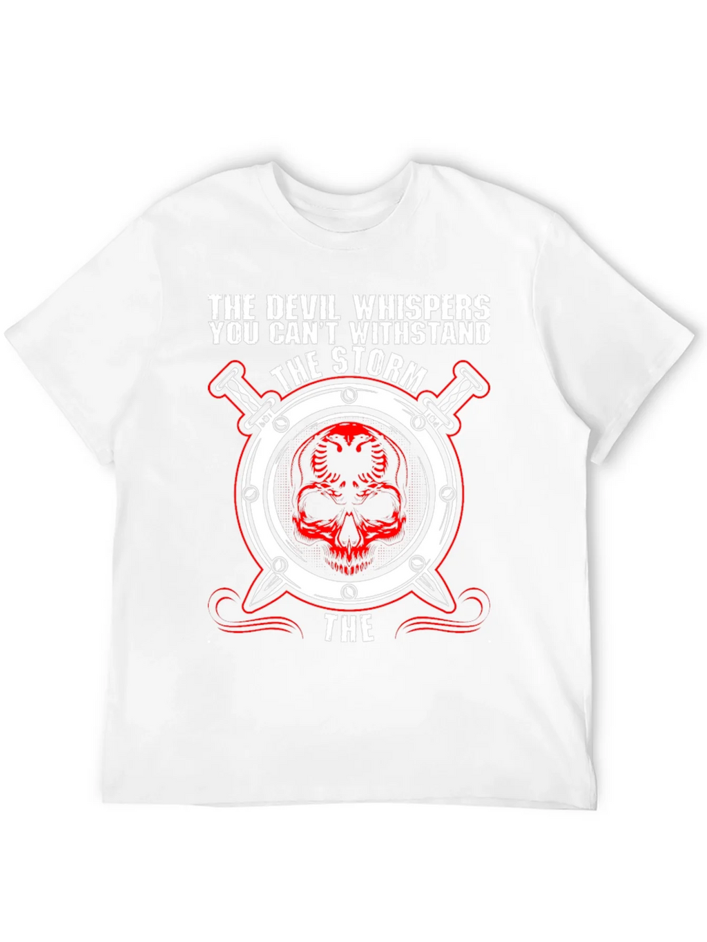 Devil Whispers the Storm Graphic T-Shirt product image 11