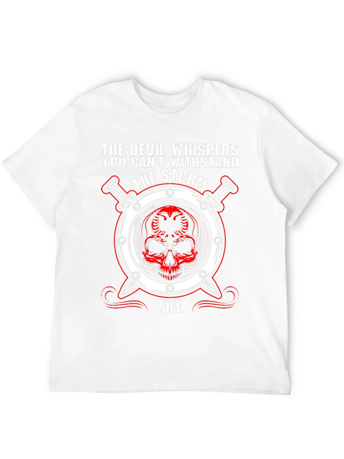 Devil Whispers the Storm Graphic T-Shirt product image 11