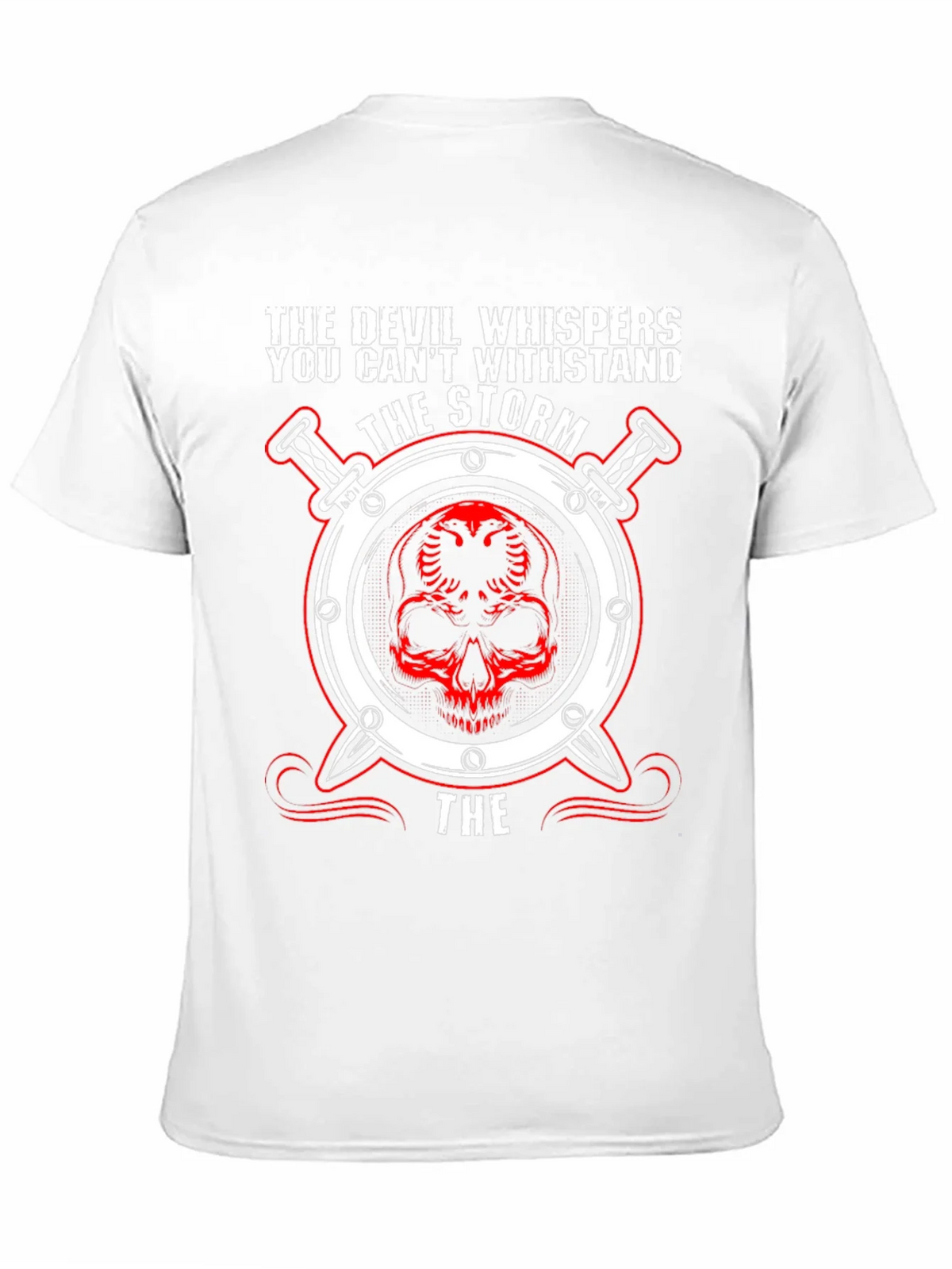Devil Whispers the Storm Graphic T-Shirt product image 10