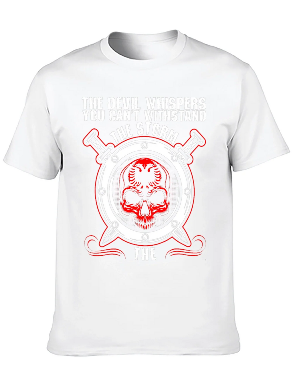 Devil Whispers the Storm Graphic T-Shirt product image 9