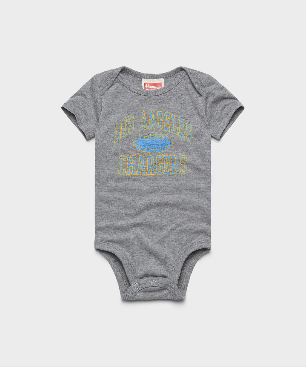 Los Angeles Chargers Gridiron Baby One Piece