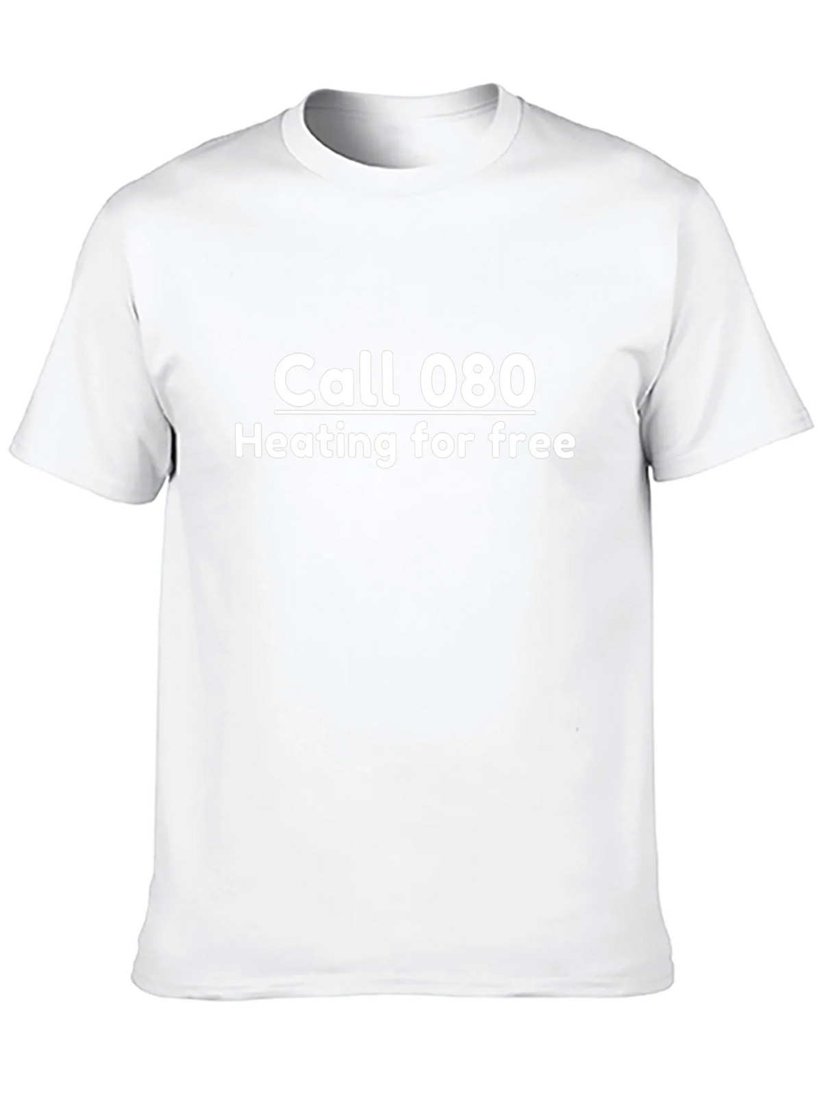 Call 080 Heating For Free Black T-Shirt product image 9