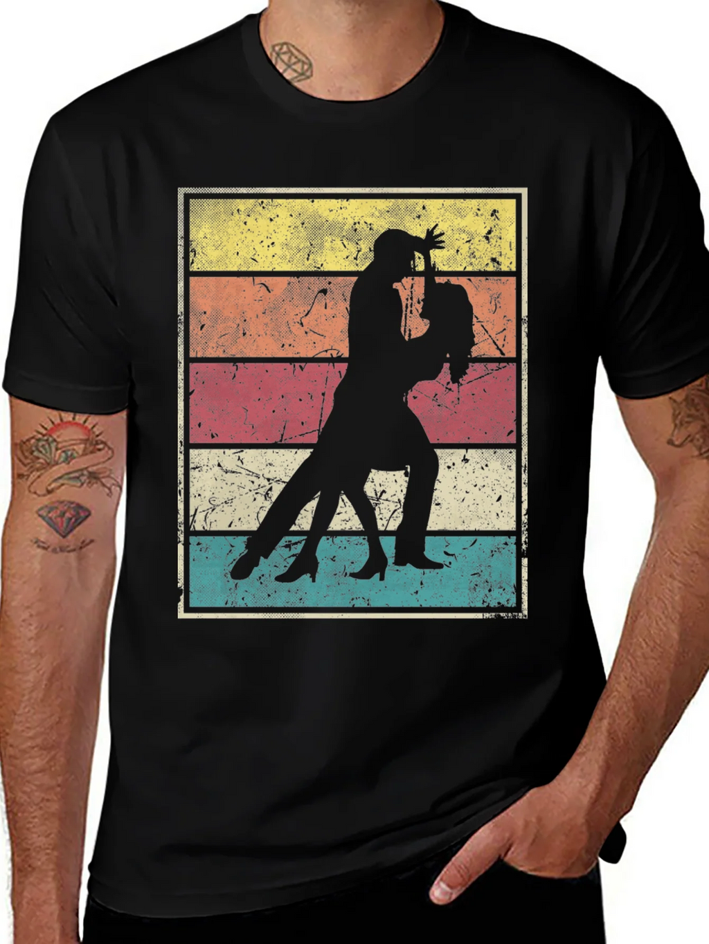 Vintage Style Salsa Dancing T-Shirt product image 1