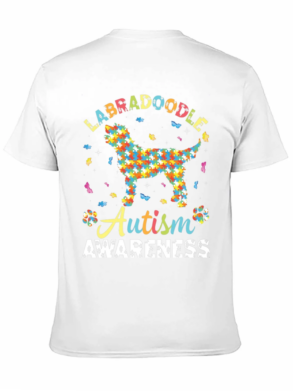 Labradoodle Autism Awareness T-Shirt product image 10