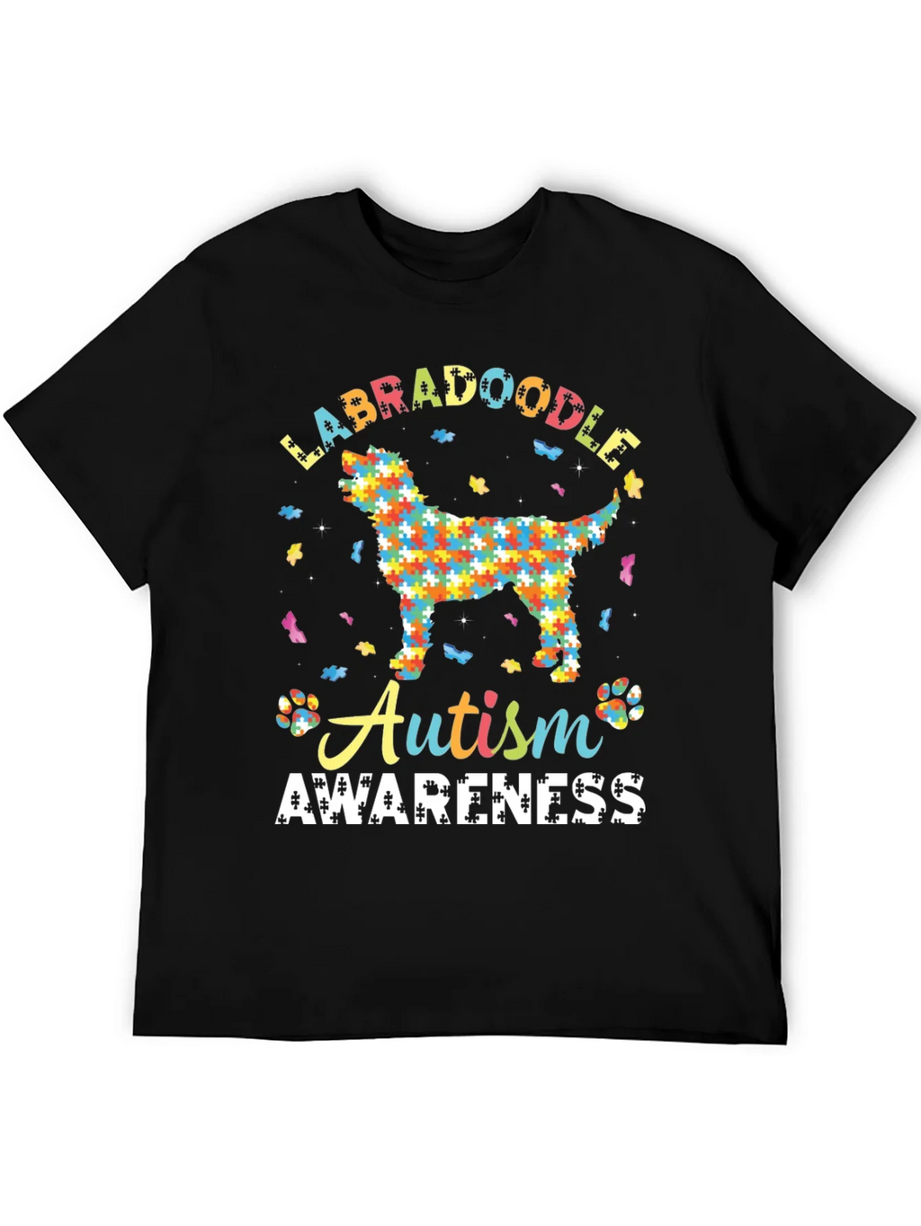Labradoodle Autism Awareness T-Shirt product image 5