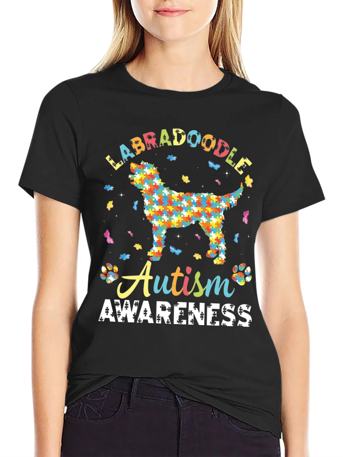 Labradoodle Autism Awareness T-Shirt product image 2