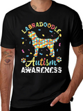 Labradoodle Autism Awareness T-Shirt product image 1