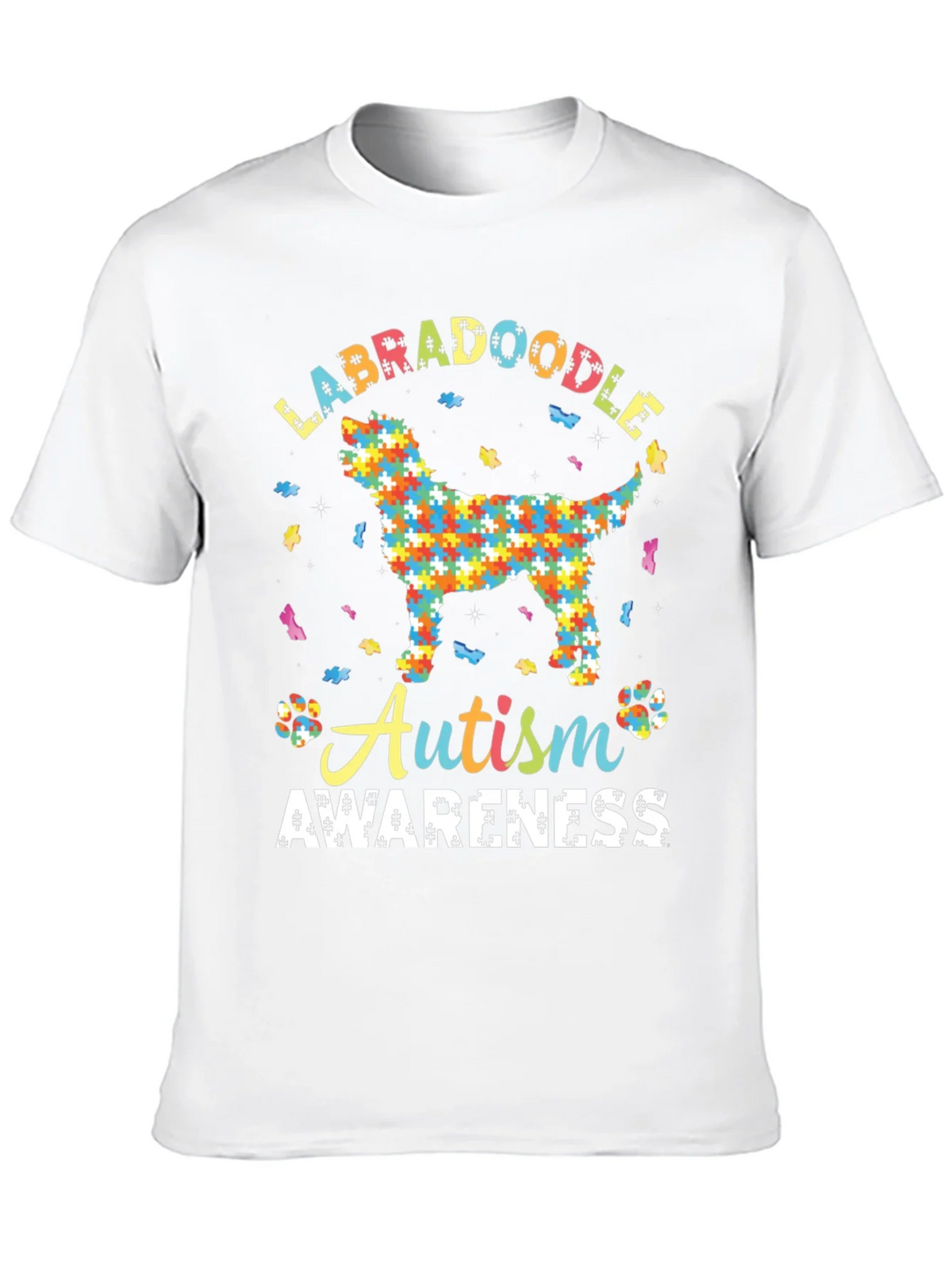 Labradoodle Autism Awareness T-Shirt product image 9