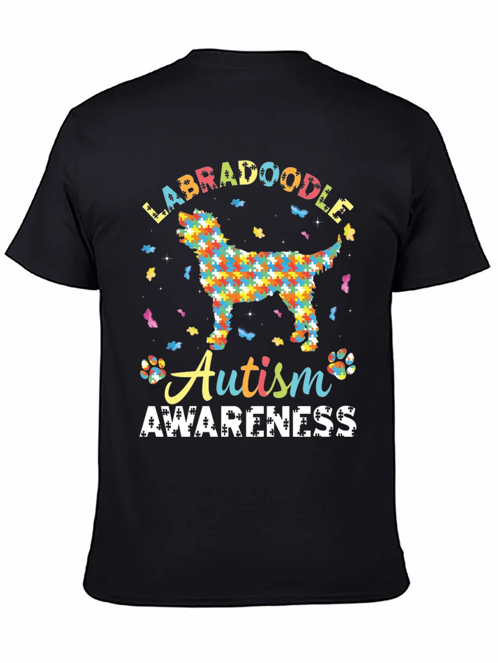 Labradoodle Autism Awareness T-Shirt product image 4