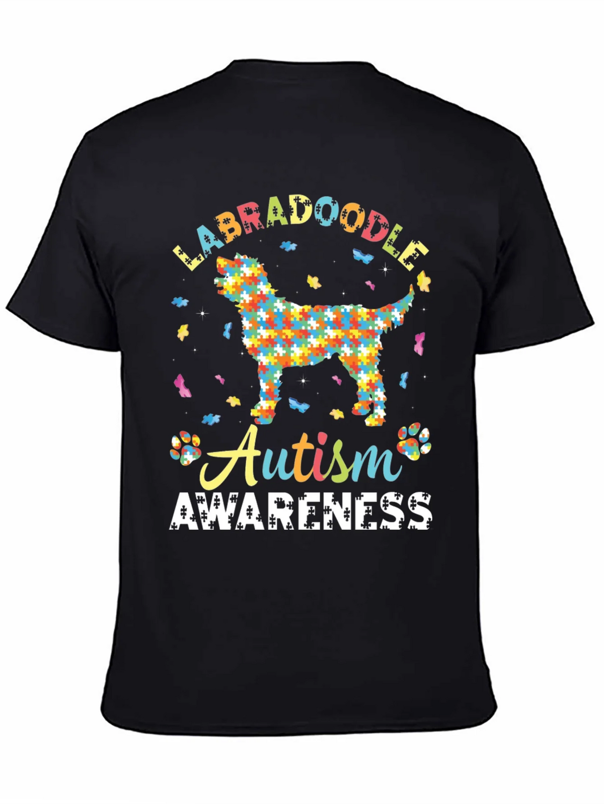 Labradoodle Autism Awareness T-Shirt product image 4