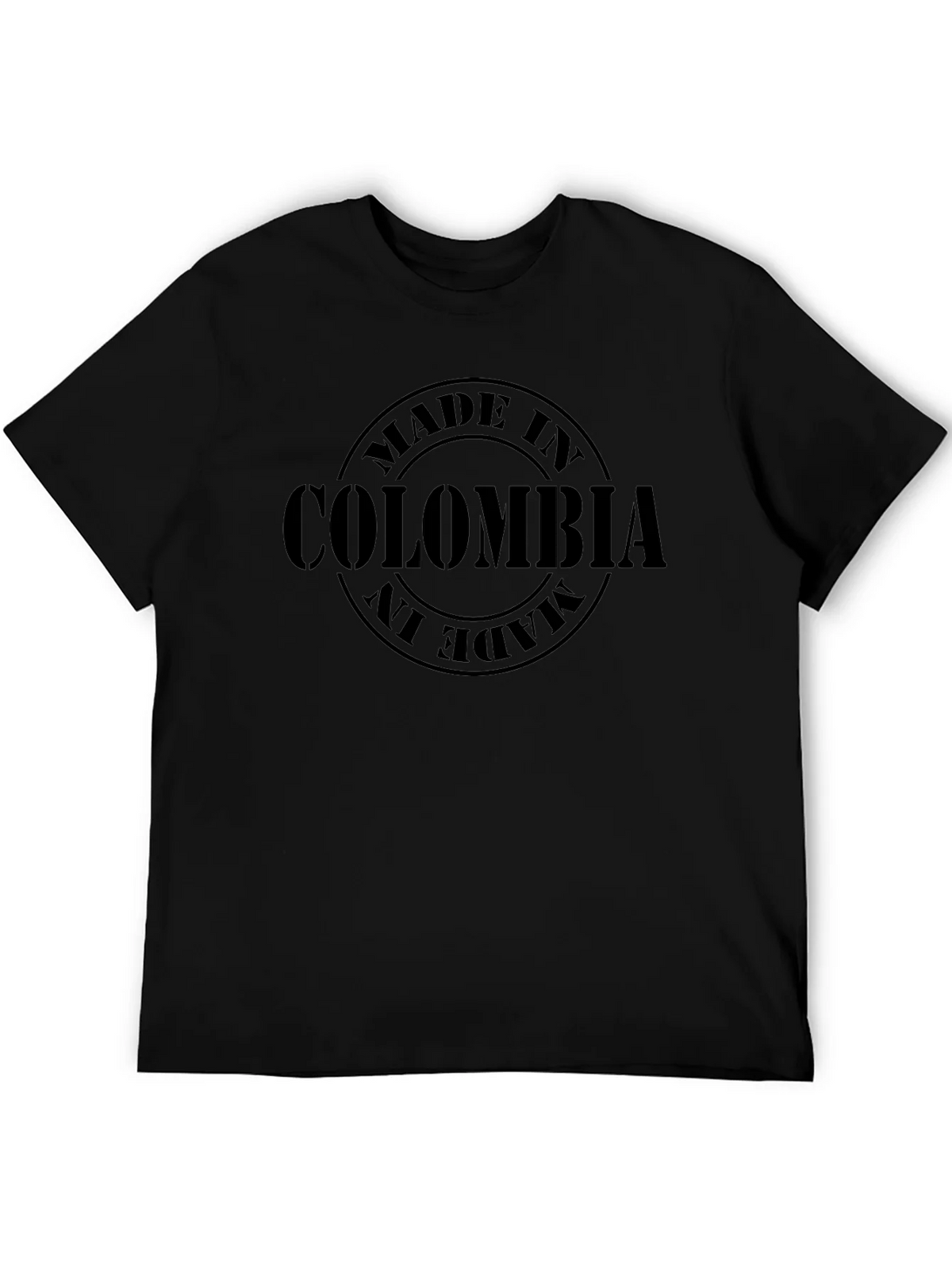 Made in Colombia Black T-Shirt product image 5