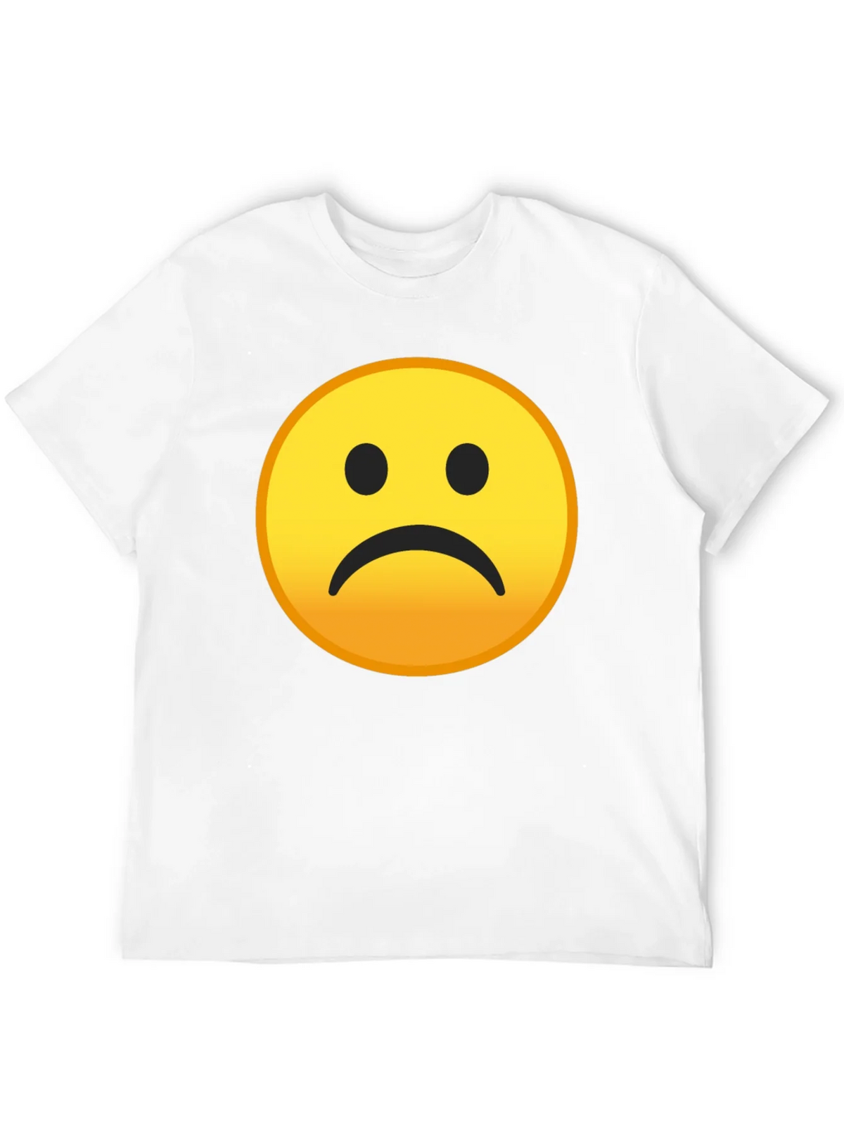 Sad Emoji Graphic Black T-Shirt product image 11