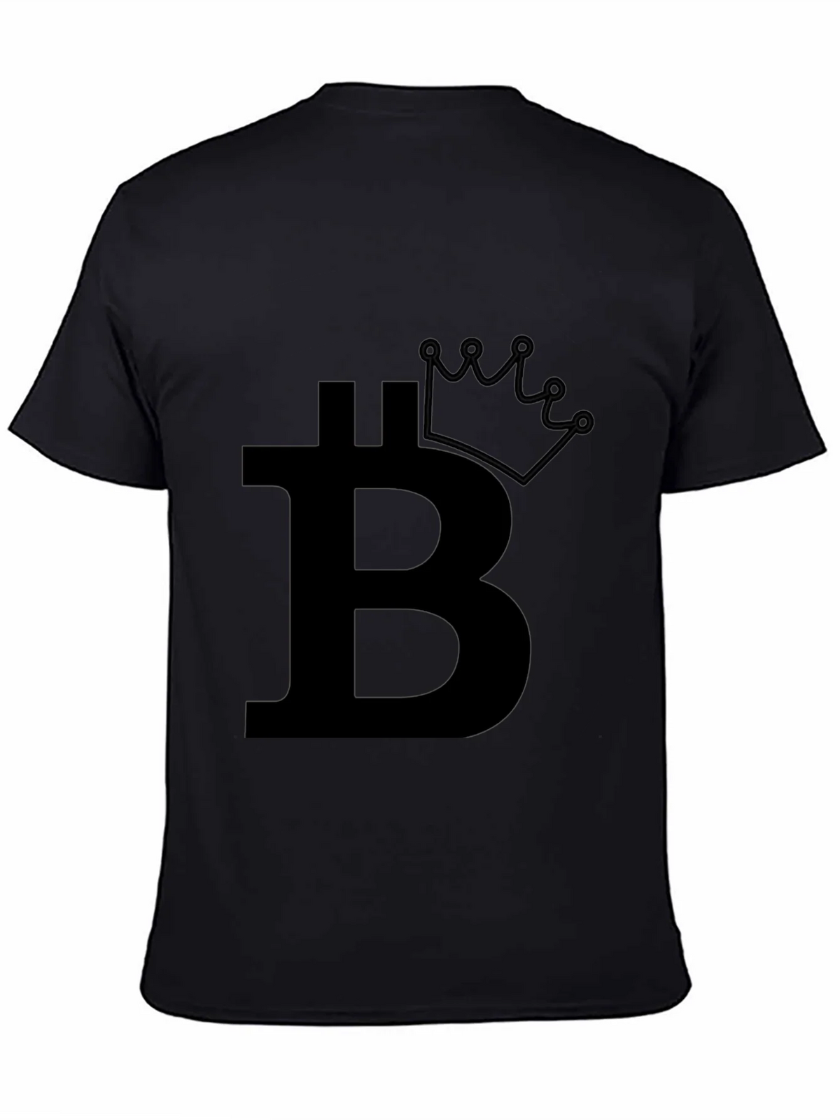 Bitcoin Crown Black T-Shirt - Crypto King product image 4