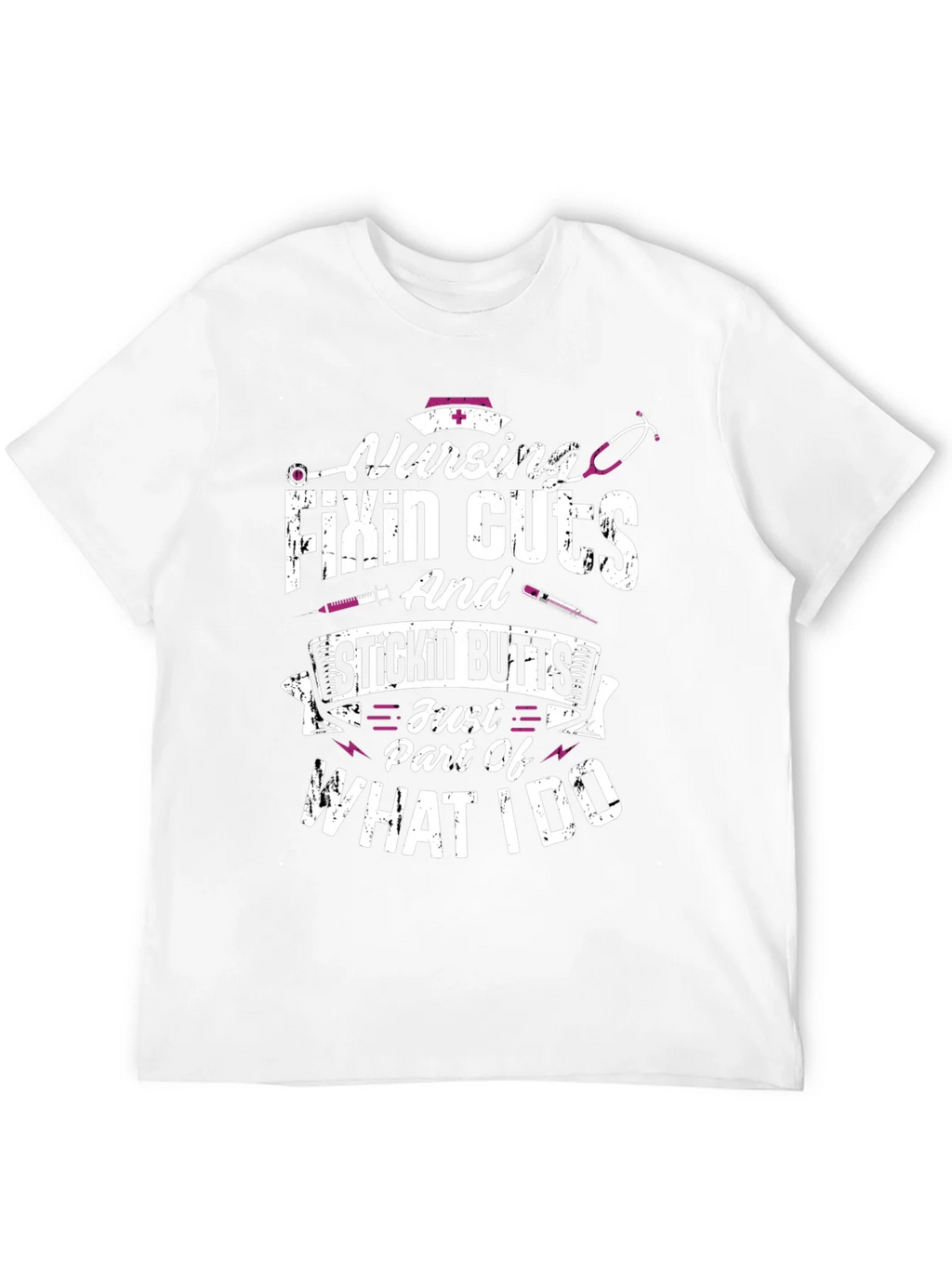 Nursing Fixin Cuts & Stickin Butts T-Shirt product image 11