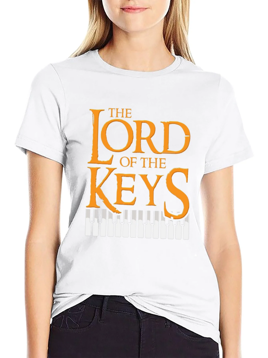 Lord of the Keys T-Shirt - Piano Keyboard Design product image 6