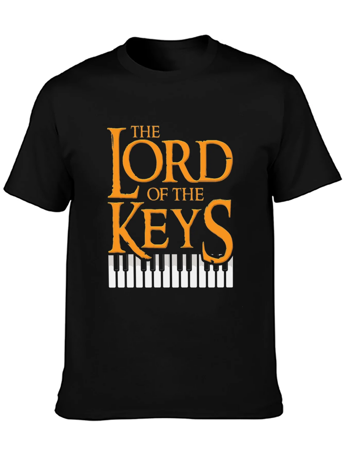 Lord of the Keys T-Shirt - Piano Keyboard Design product image 3