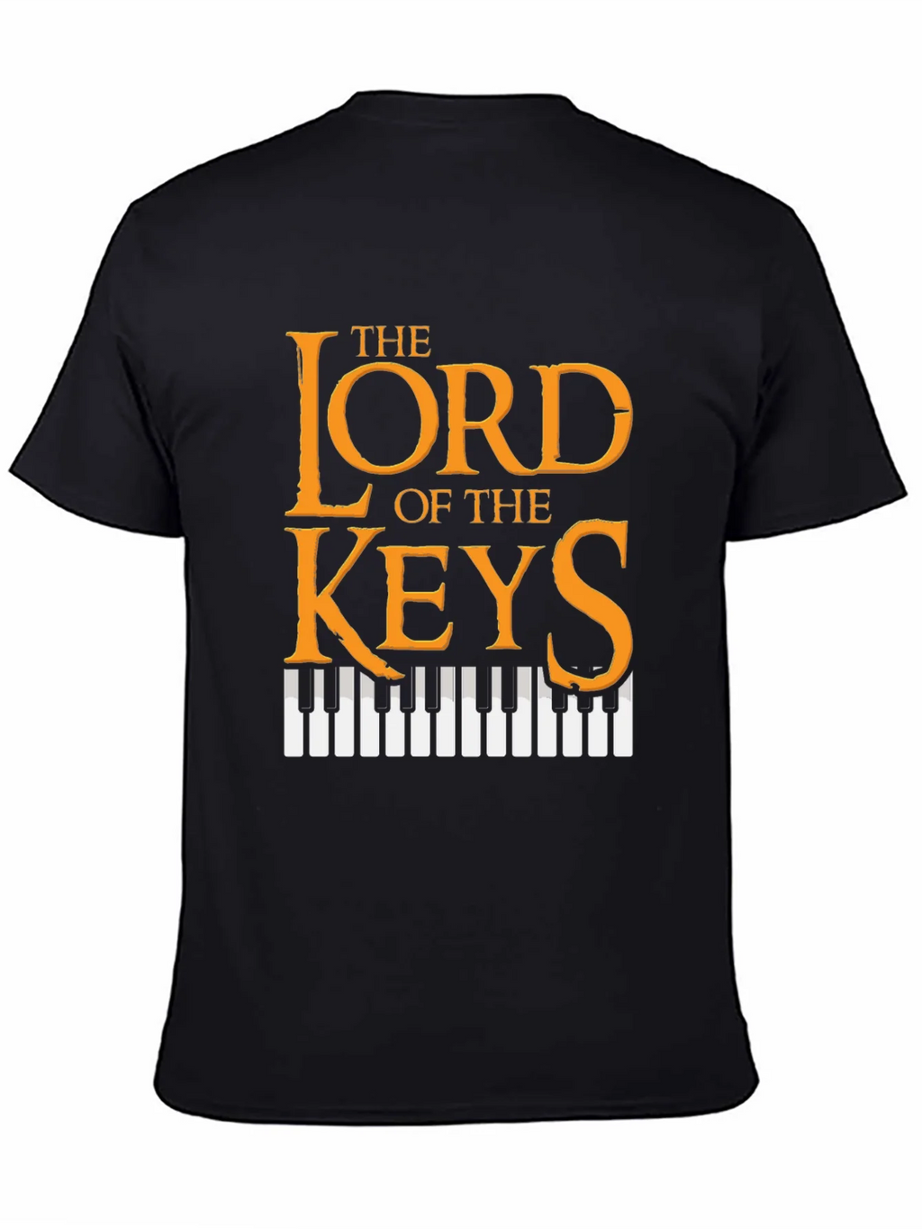 Lord of the Keys T-Shirt - Piano Keyboard Design product image 4