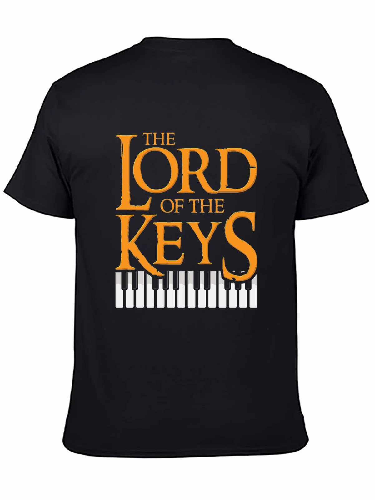 Lord of the Keys T-Shirt - Piano Keyboard Design product image 4