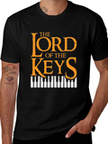 Lord of the Keys T-Shirt - Piano Keyboard Design product image 1