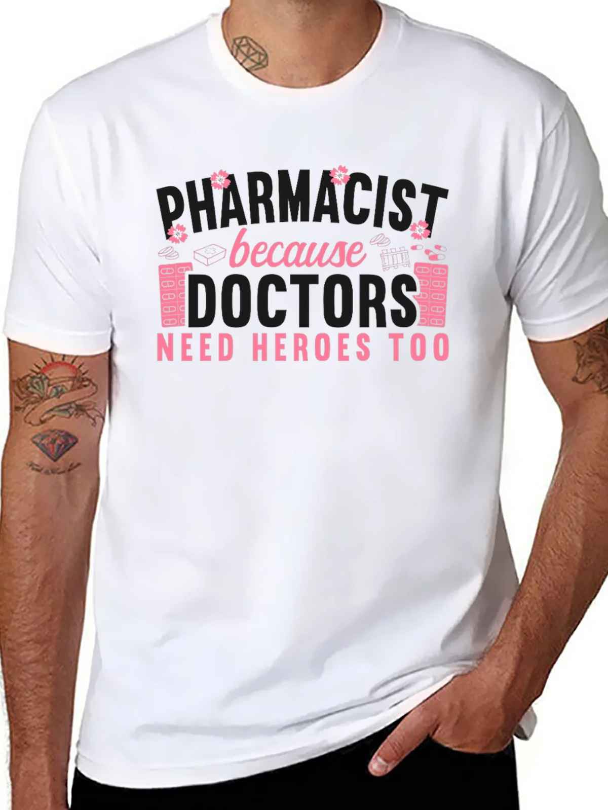 Pharmacist Heroes T-Shirt product image 7