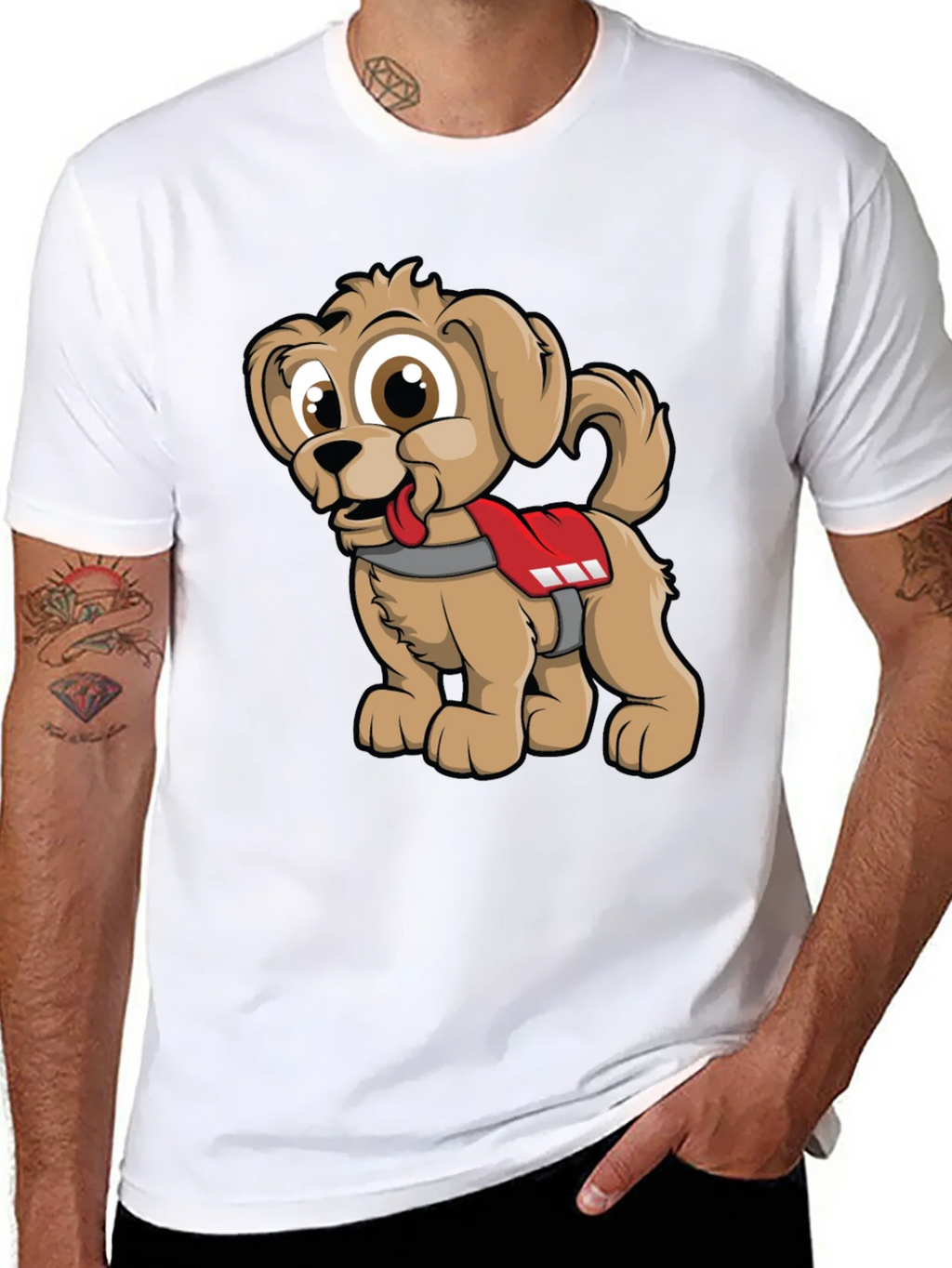 Cute Cartoon Dog Graphic Tee product image 7