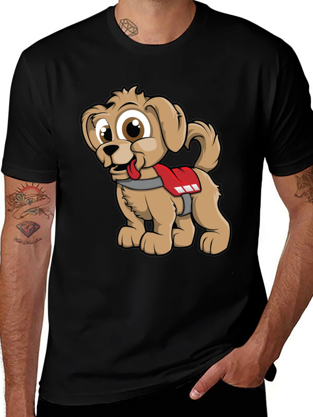 Cute Cartoon Dog Graphic Tee product image 1