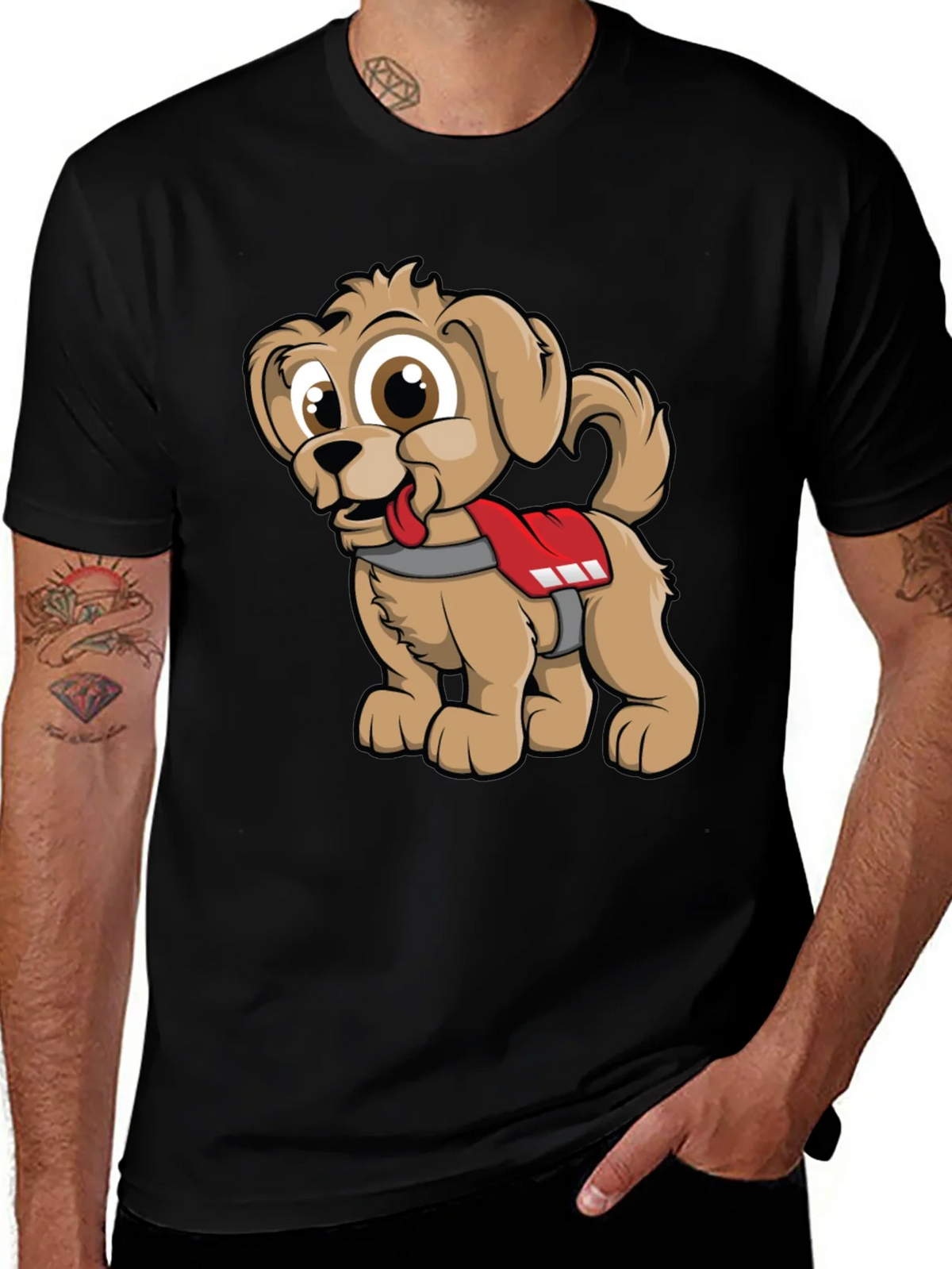 Cute Cartoon Dog Graphic Tee product image 1