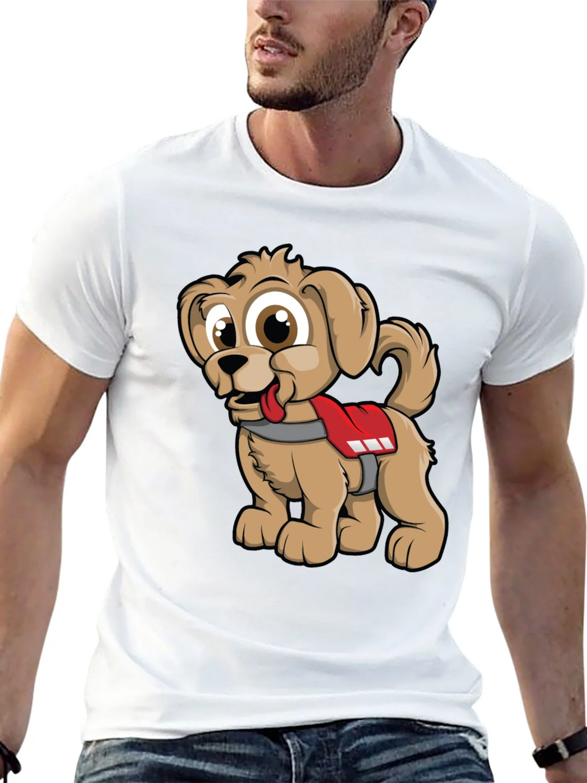 Cute Cartoon Dog Graphic Tee product image 12