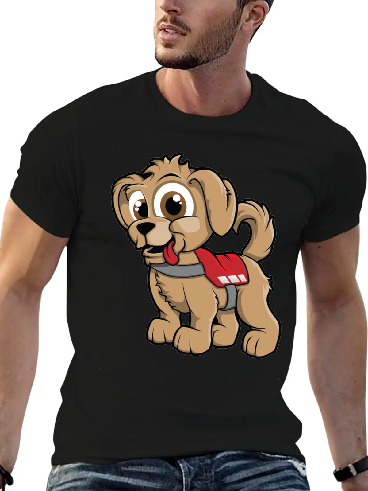 Cute Cartoon Dog Graphic Tee product image 6