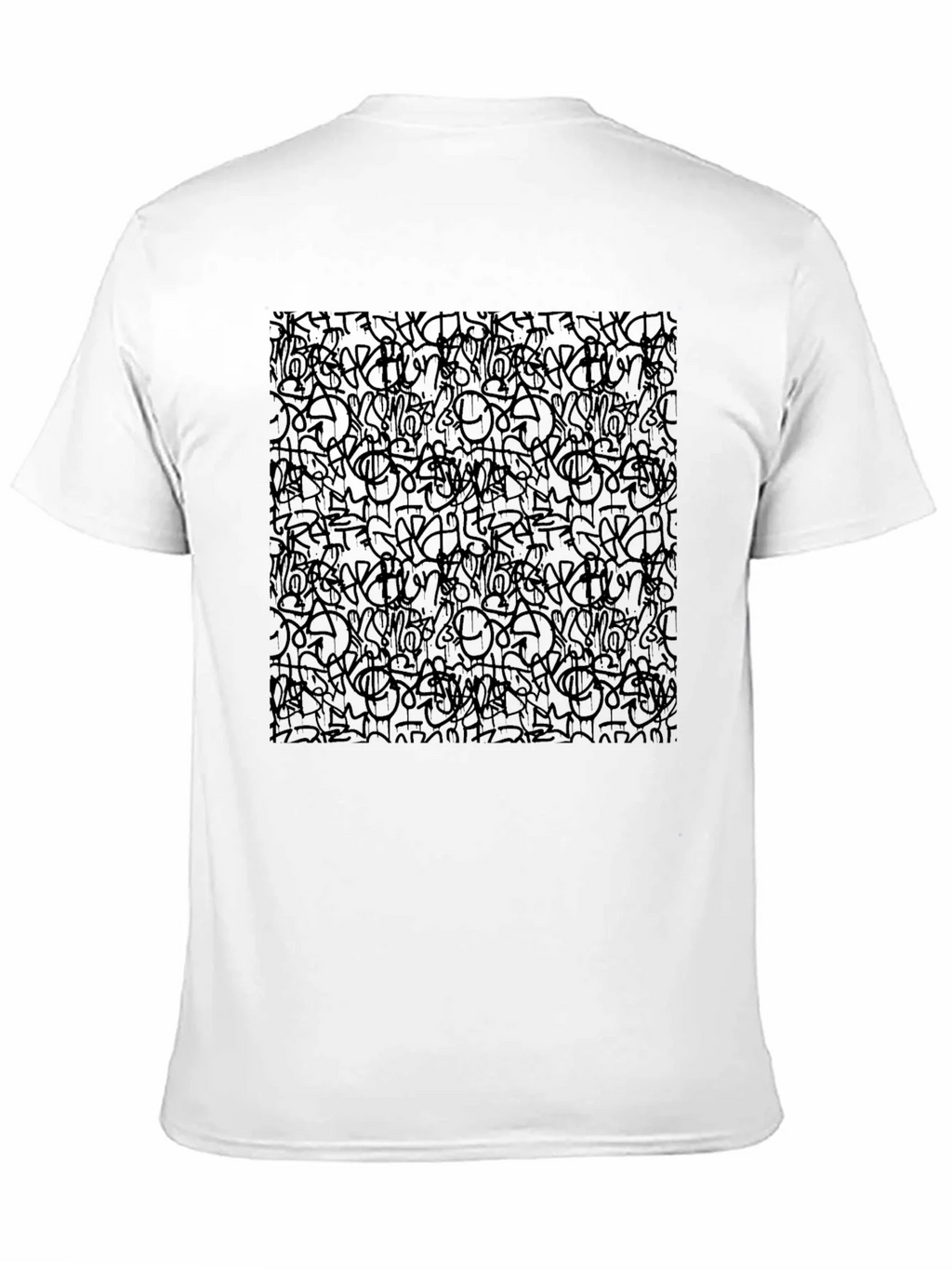 Abstract Graffiti Black T-Shirt product image 10
