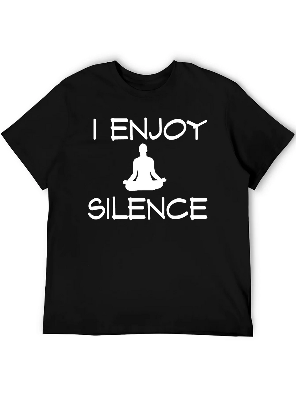 I Enjoy Silence Meditation T-Shirt product image 5