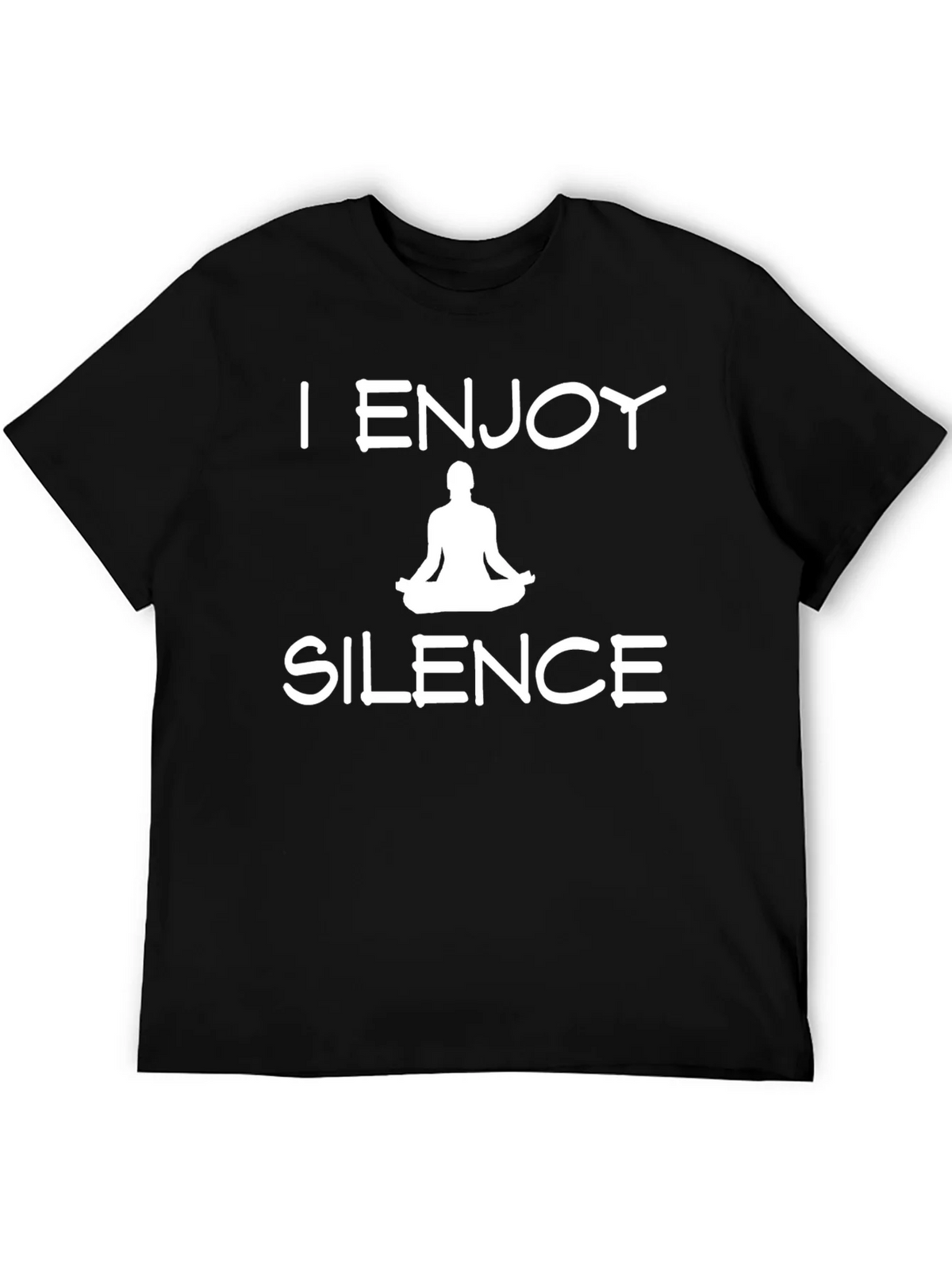 I Enjoy Silence Meditation T-Shirt product image 5