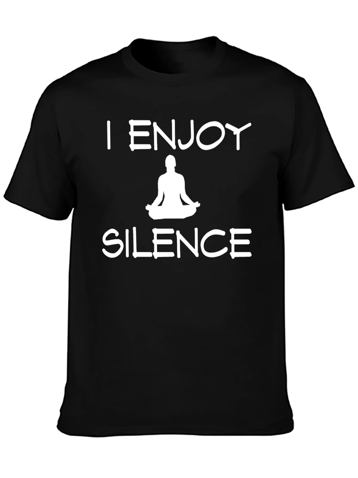 I Enjoy Silence Meditation T-Shirt product image 3