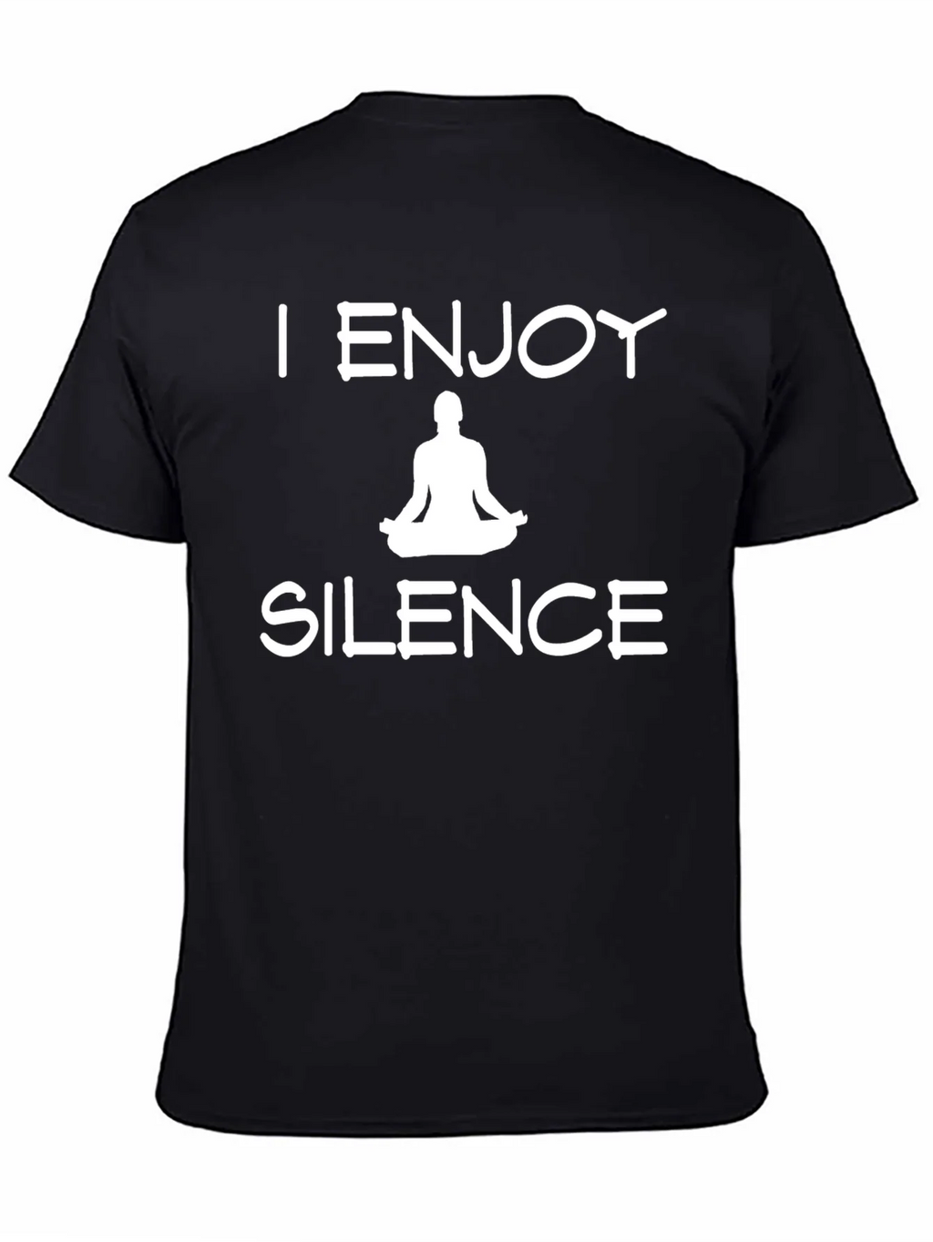 I Enjoy Silence Meditation T-Shirt product image 4