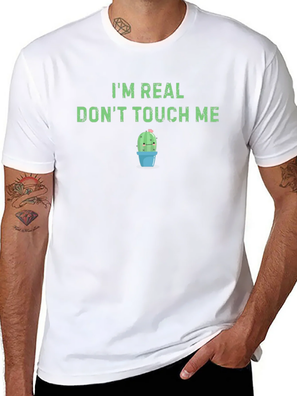 Im Real Dont Touch Me T-Shirt - Funny Cactus Tee product image 7