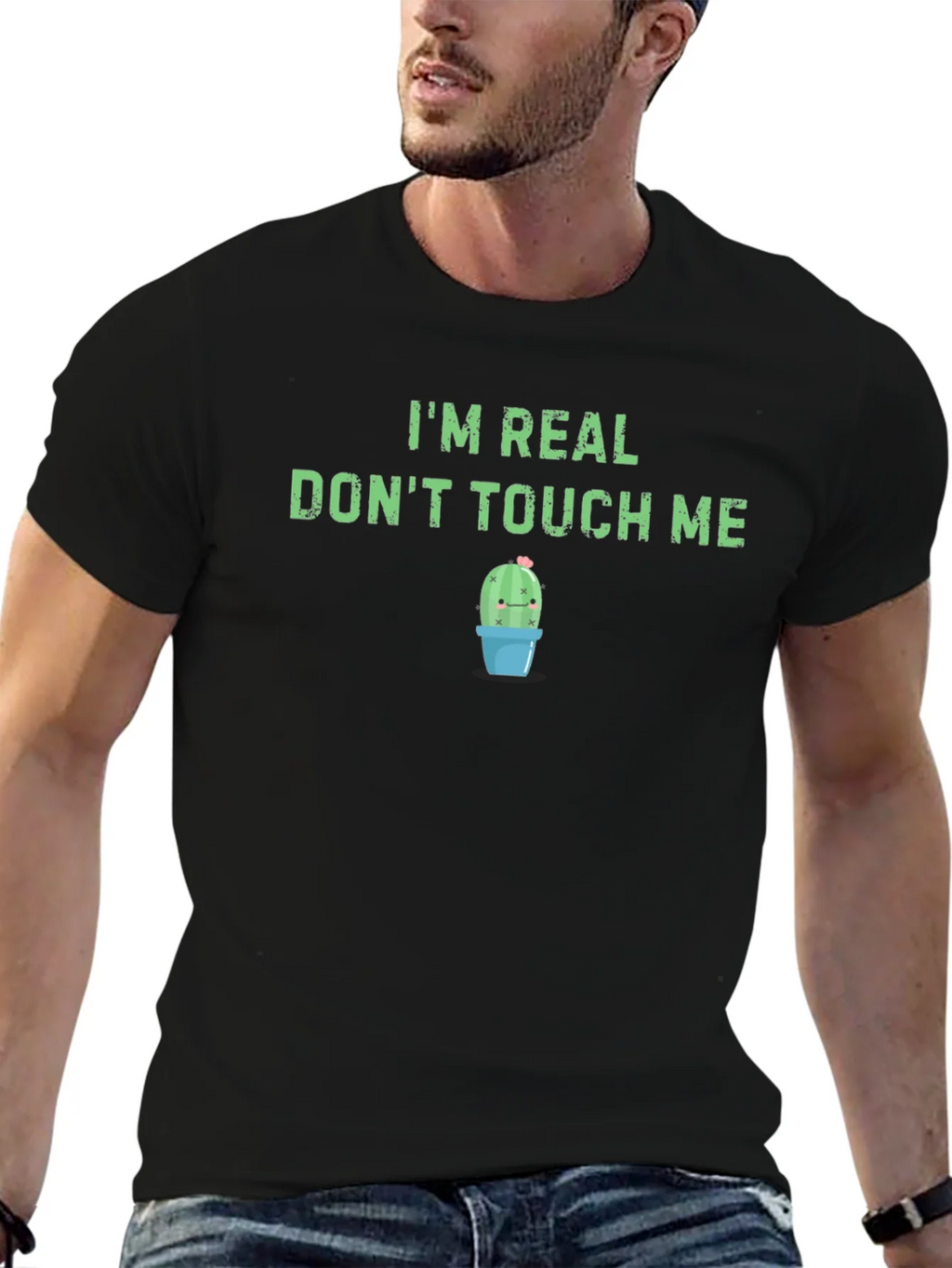 Im Real Dont Touch Me T-Shirt - Funny Cactus Tee product image 6