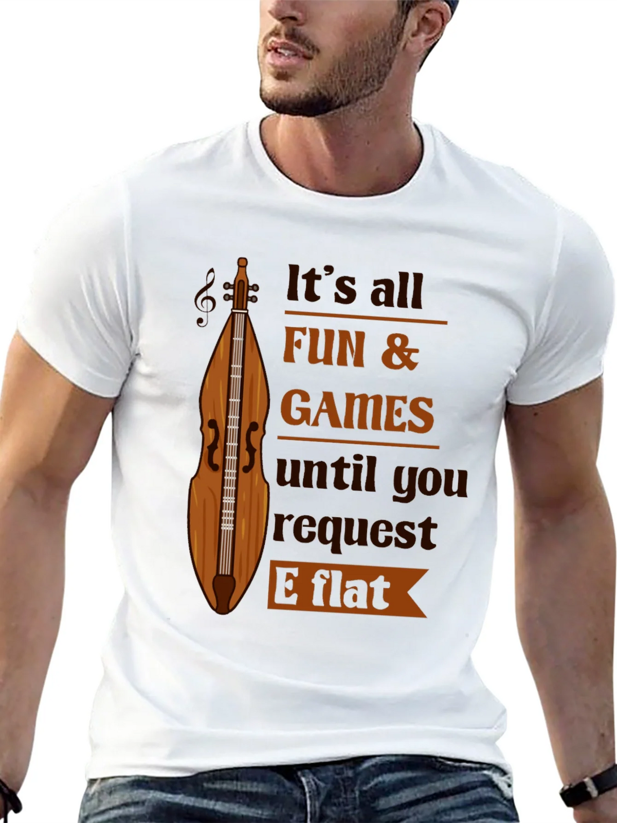 Funny Music T-Shirt - Its All Fun & Games Until You Request product image 12