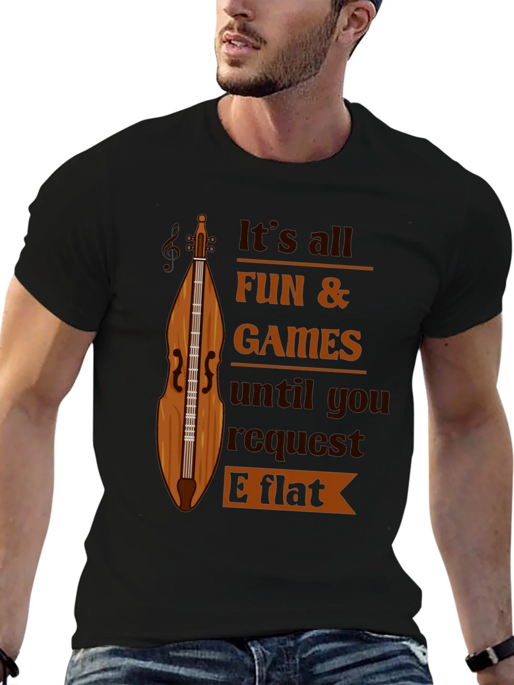 Funny Music T-Shirt - Its All Fun & Games Until You Request product image 6