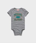 Miami Dolphins Gridiron Baby One Piece