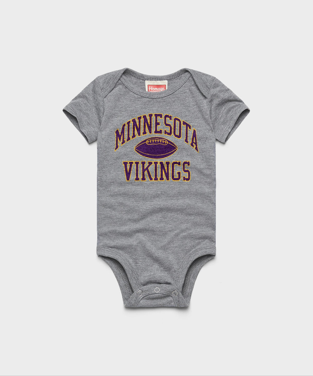 Minnesota Vikings Gridiron Baby One Piece