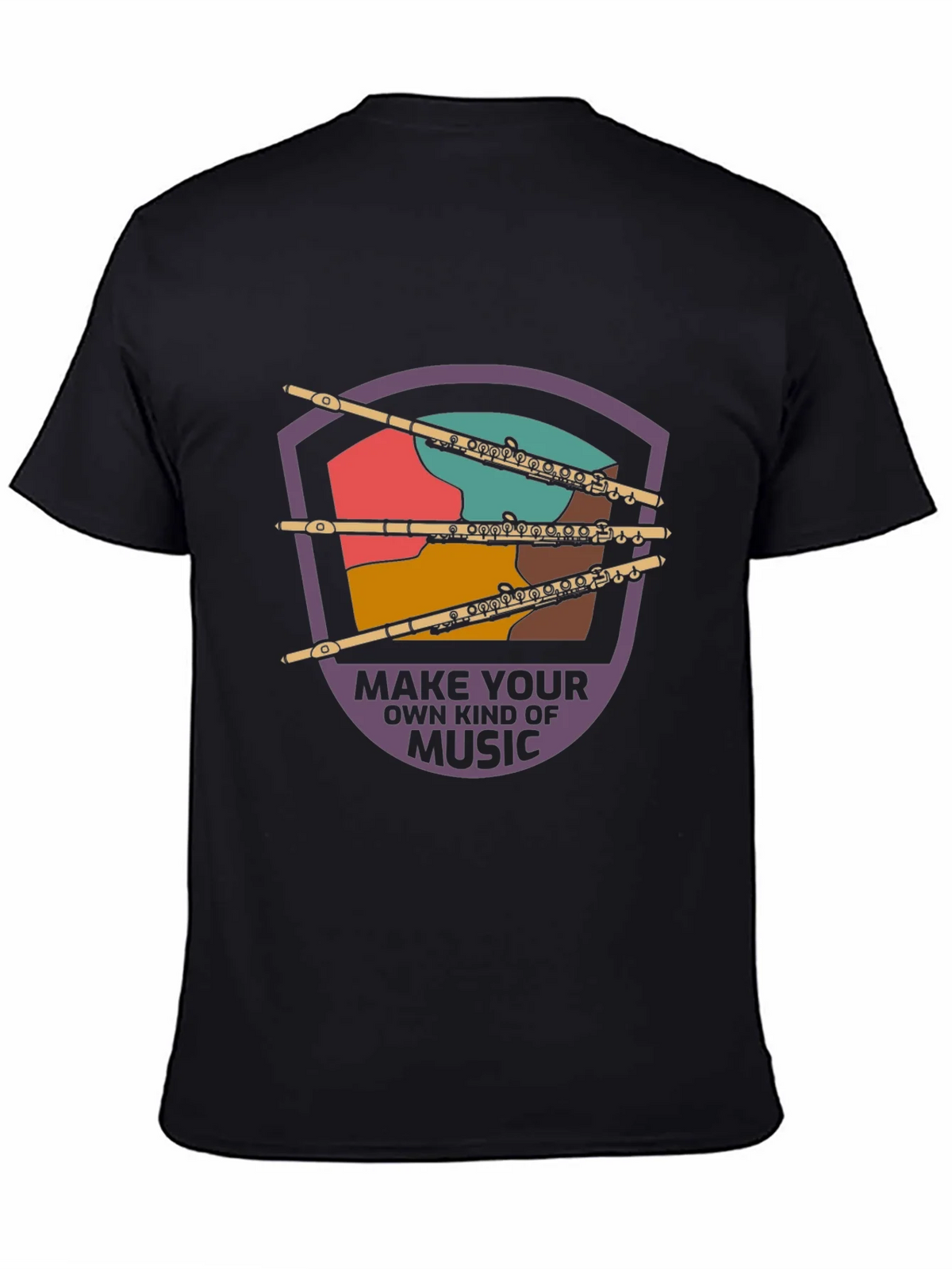 Musical Flute Graphic Tee - Make Your Own Music product image 4