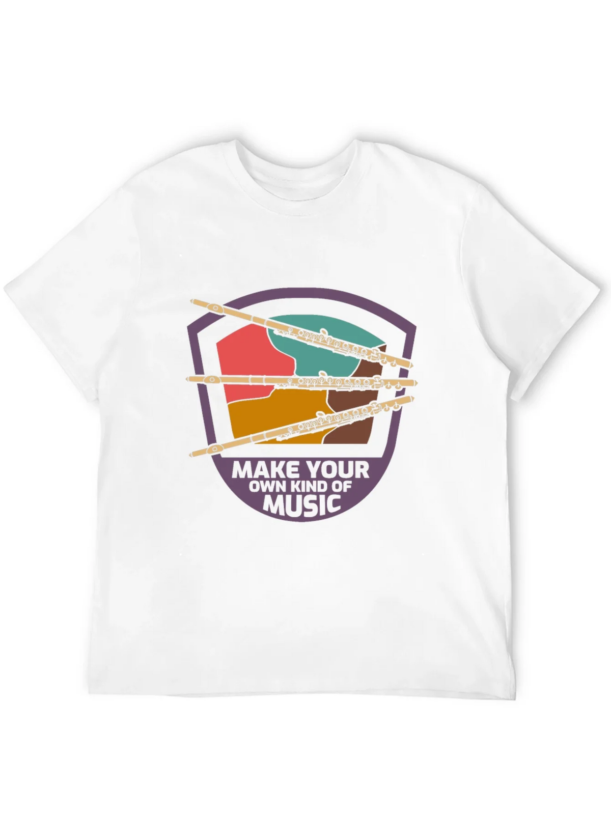 Musical Flute Graphic Tee - Make Your Own Music product image 11