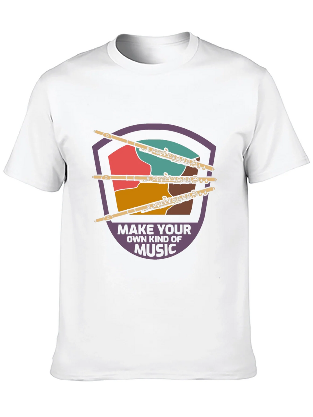 Musical Flute Graphic Tee - Make Your Own Music product image 9