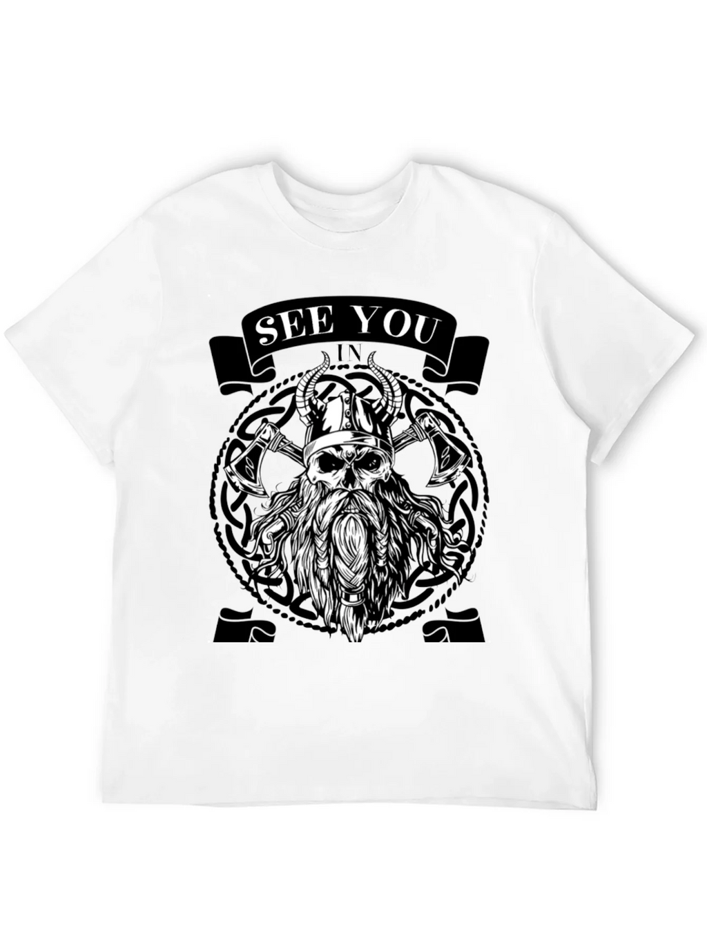 Viking Skull Graphic Tee - See You In Valhalla product image 11